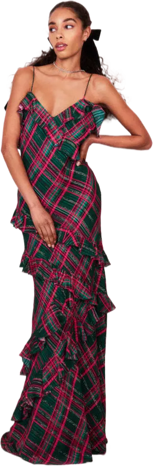 Rialto Silk Tartan Dress