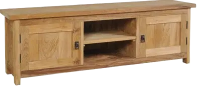 vidaXL TV Cabinet Solid Teak 120x30x40 cm