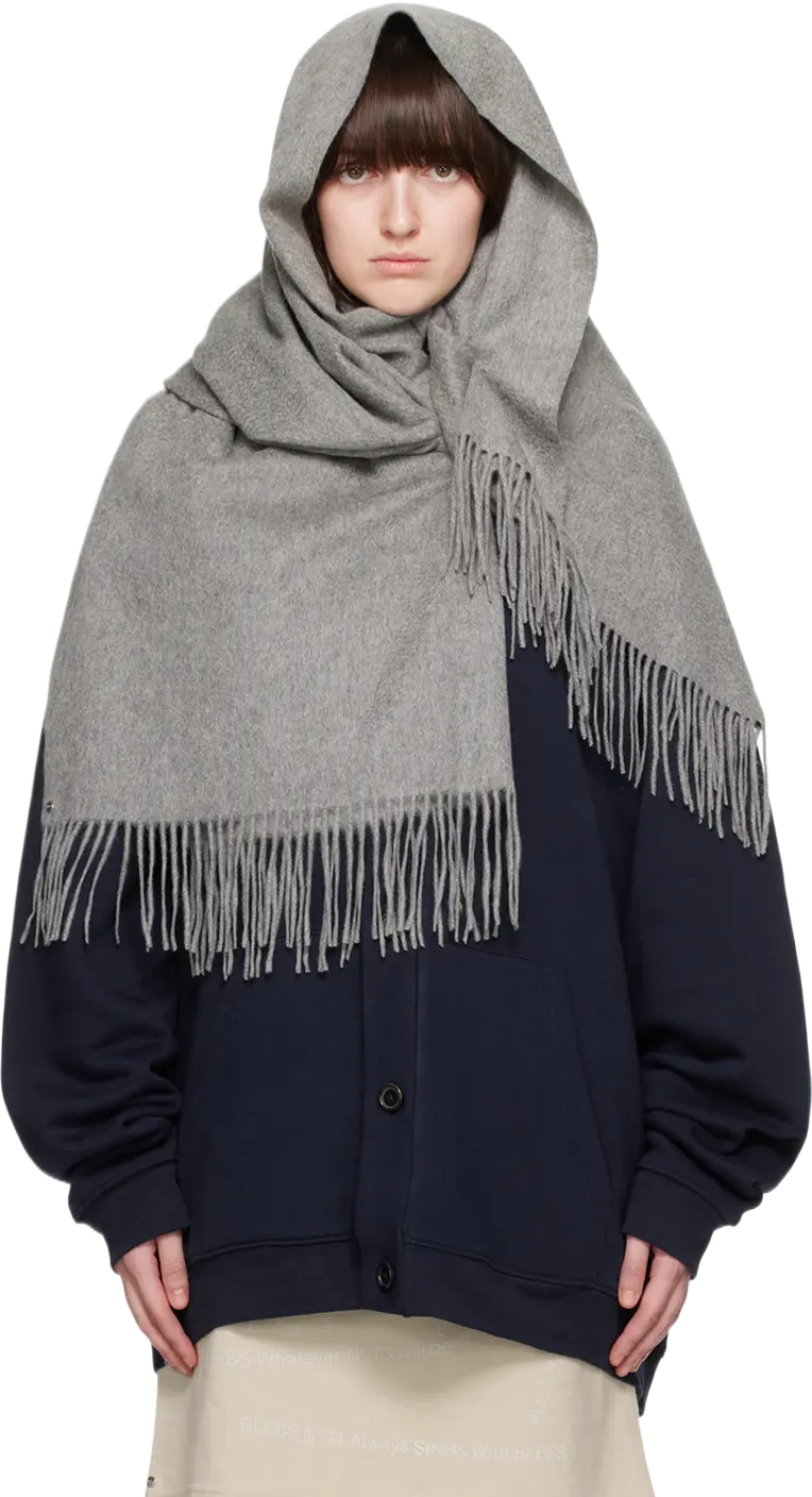 BLESS
Gray Nº78 Draps Long Scarf