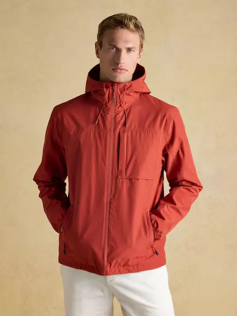 Ayston Orange Lightweight Waterproof Coat 